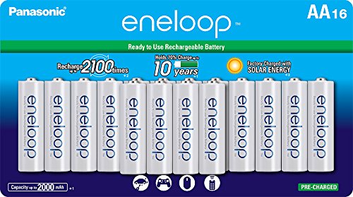 Panasonic Bk-3Mcca16Fa Eneloop Aa 2100 Cycle Ni-Mh Pre-Charged Rechargeable Batteries & Bk-4Mcca12Fa Eneloop Aaa 2100 Cycle Ni-Mh Pre-Charged Rechargeable Batteries #TOP1