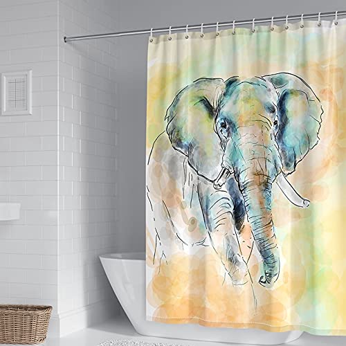 Rideau de douche anti moisissure 180x180 en polyester lavable