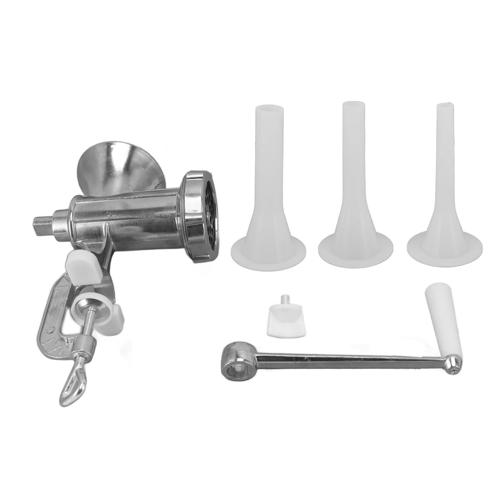 Hachoir à viande manuel en aluminium avec kit à saucisses pour cuisine