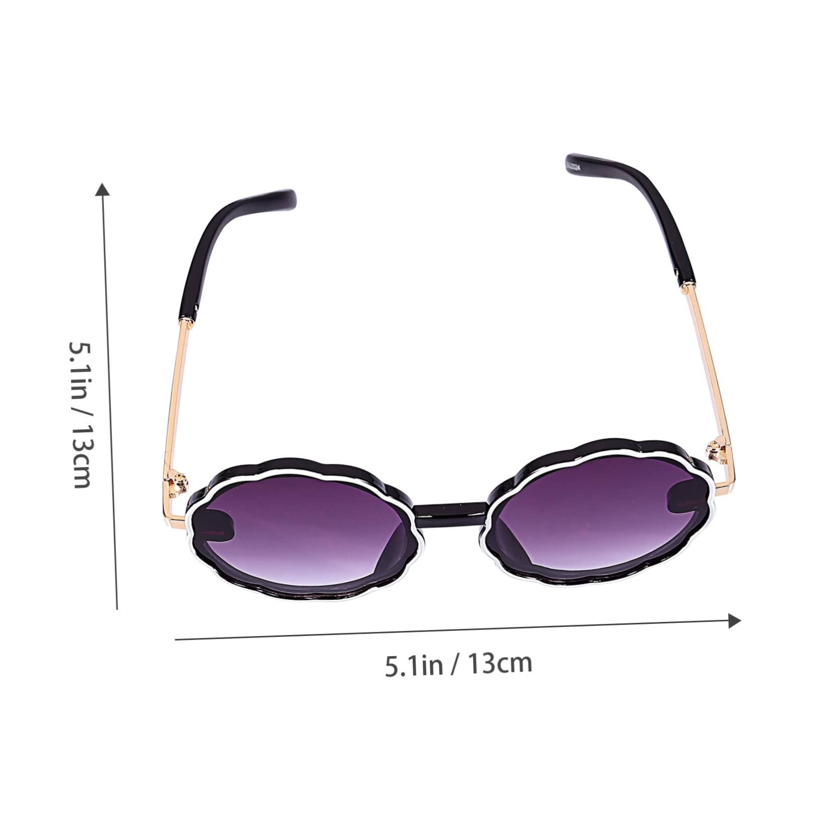 Homoyoyo 1Pair Sunglasses with UV Protection Stylish Round Frame Sun Shades for Boys and Lightweight Glare Fashion Eyewear present for Spring and Summer Outdoor Activities