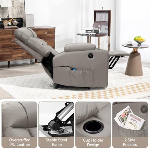 Sillón con reposapiés y tapizado en tela LSIGHTUS miniatura 4