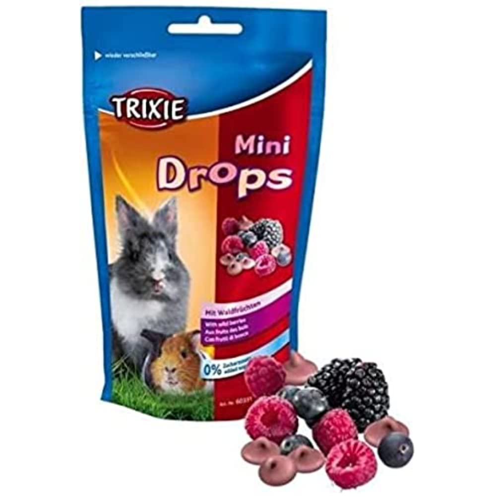 Trixie Mini krople dzikie jagody przekąski, 75 g
