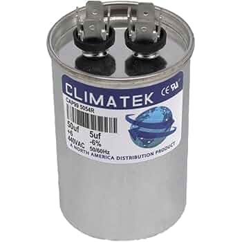 ClimaTek Round Run Capacitor - 25 uf MFD 370/440 Volt VAC