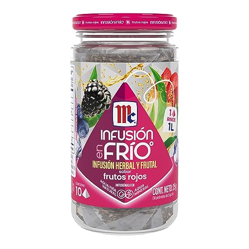 Reviews de Serenate te Top 10. 44 McCormick Infusión Herbal en Frío sabor Frutos Rojos 10 sobres