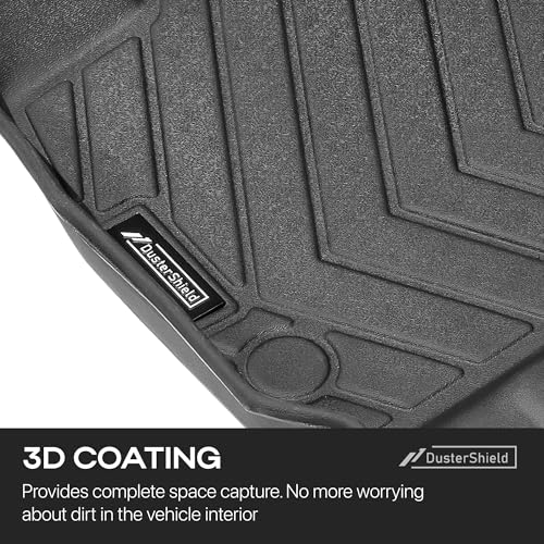 Compatible with Chevrolet Malibu 2022 – Custom Fit Floor Mats, 2-Row All-Weather TPE Car Mats Full Set – Waterproof, Odorless, Non-Slip, Easy to Clean, Durable Automotive Liners