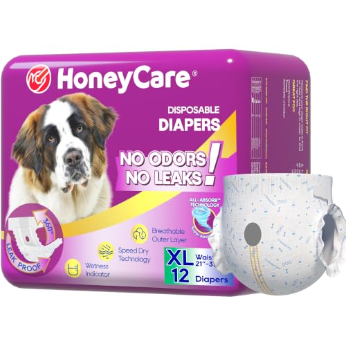 Image of HONEY CARE All-Absorb Disposable Dog Diapers, X-Large