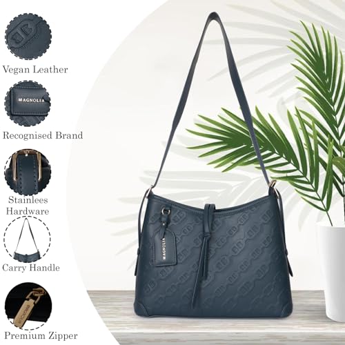 Image of MAGNOLIA Women's Crossbody Sling bag - Vegan Leather Long Shoulder Bag with Adjustable Strap handbags for Women