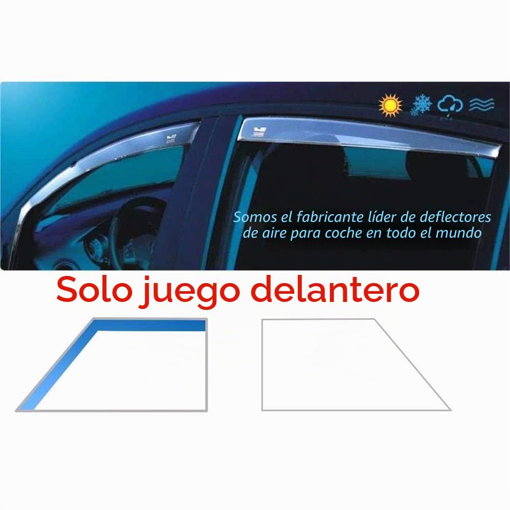Heko DEFLECTORES DE Viento 27170 5D