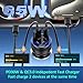 Car Charger USB C Fast Charging, 65W 4-Port Fast Car Phone Charger Accessories Dual USB-C & USB-A Cargador Carro Cigarette Lighter Adapter for iPhone 16 15 14 13 Pro Max,iPad,Samsung,Tablet,Android