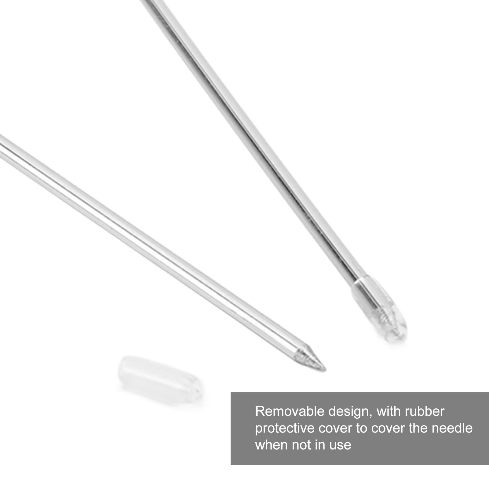 Pic Ticket De Caisse 4 Pique-Notes Métal - Porte-Mémos Acier Inoxydable - Pour Restaurant, Bureau, Cuisine Reçu Facture