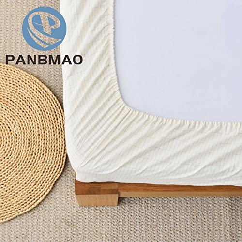 Panbmao Brand Grounding Fitted Sheet With Grounding Cord, Pure Silver Fiber And Cotton, Queen Size(60"X80"X15") Grounding Fitted Sheet #TOP6