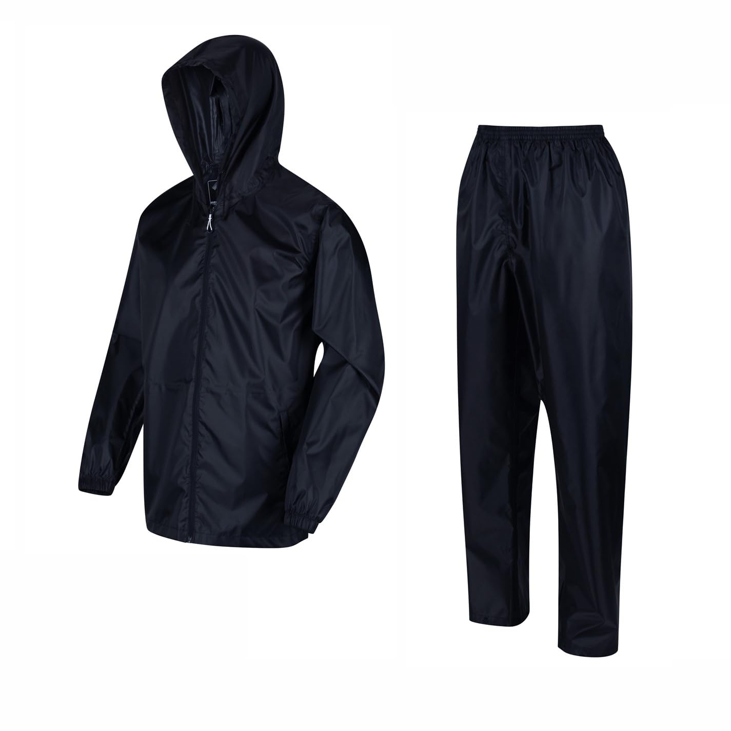 Regatta Unisex Unisex Packaway Rain Suit Lightweight & Breathable and Trouser Set With Taped Seam Jackets Waterproof Shell, Blue, S UK