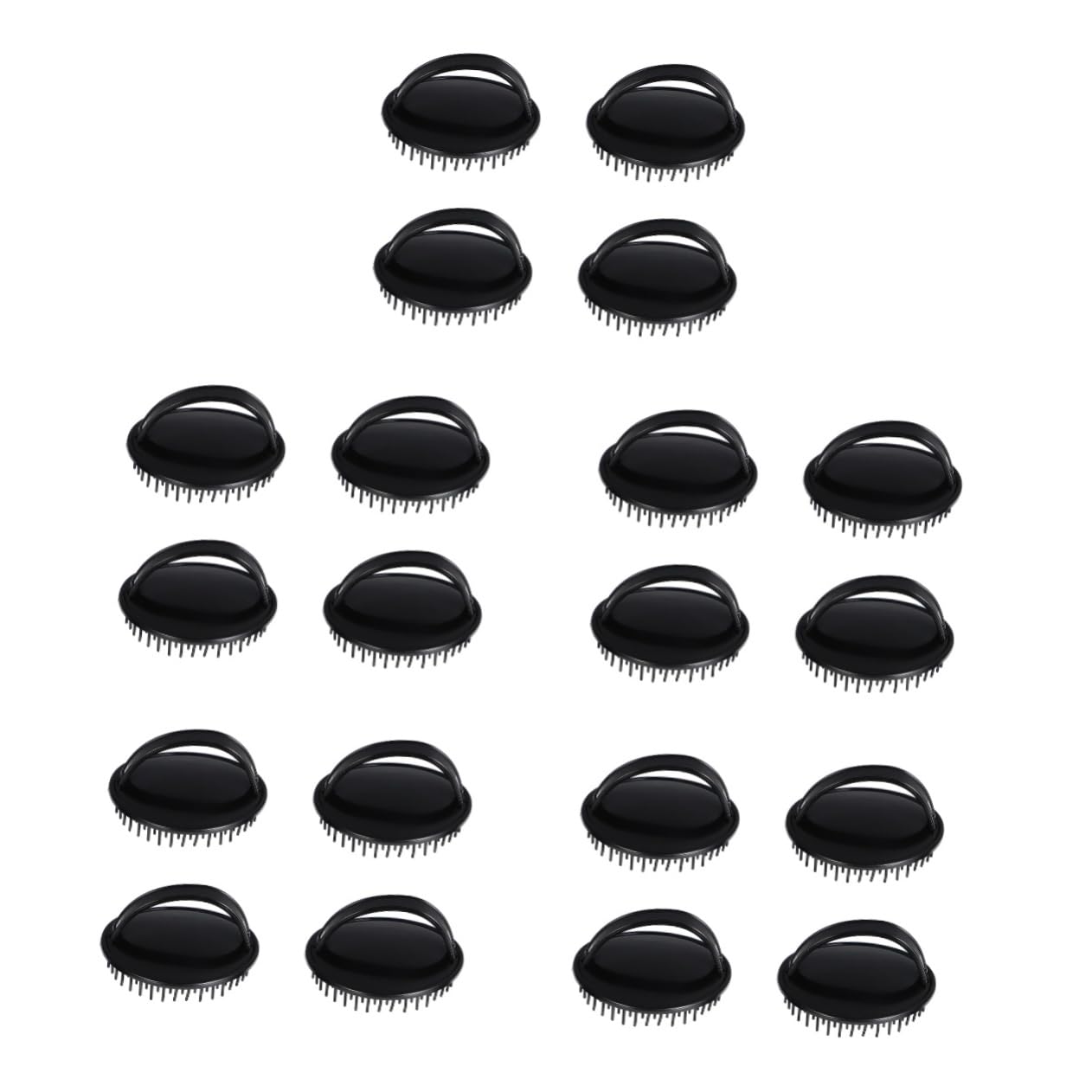 Beaupretty 20piezas Cepillos De Masaje Cabelludo De Cuidado Peine De Para Champú y Exfoliación Diseño Ergonómico y Cómodo Para Adultos