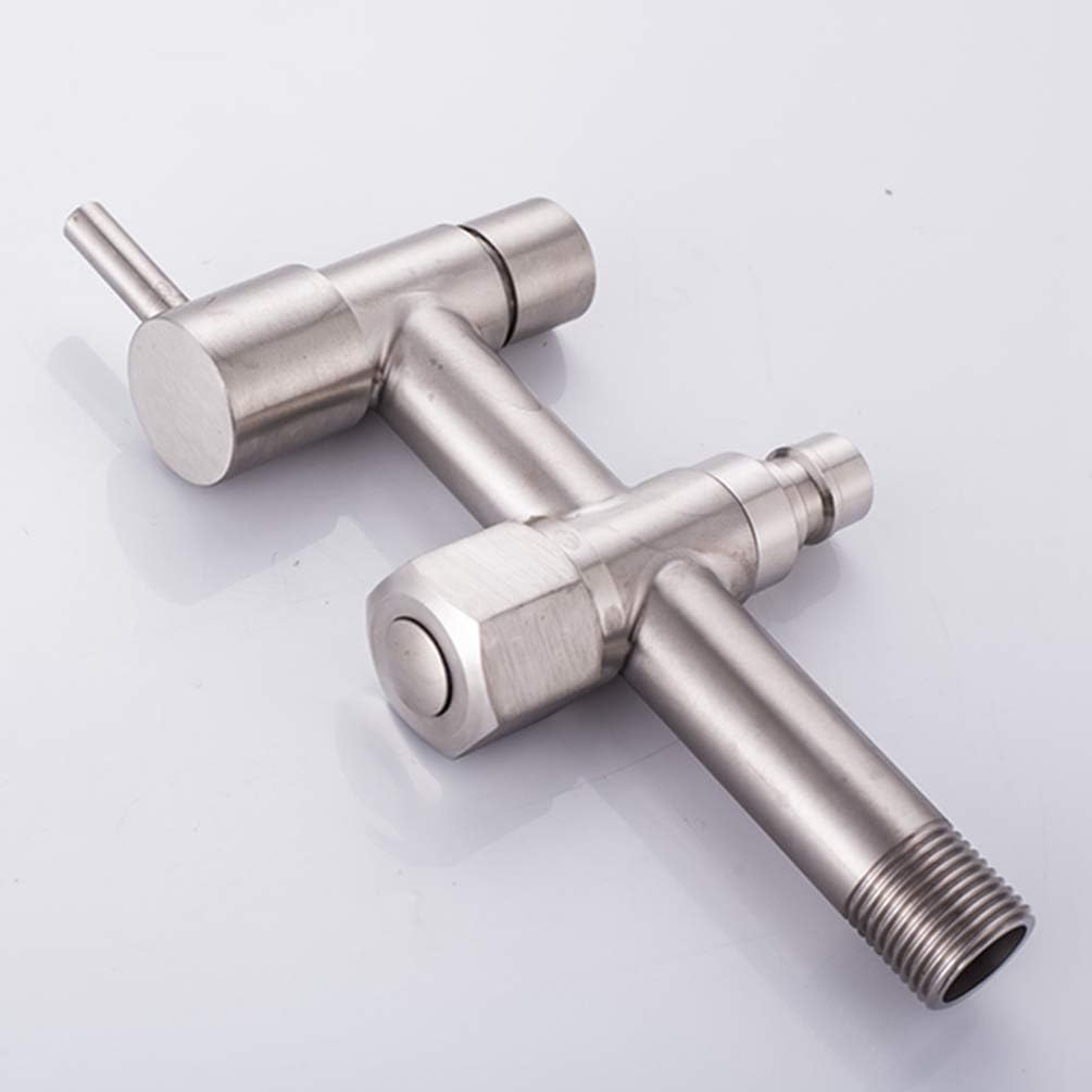 Brushed Nickel 304 Stainless Steel Cold Water Wall Tap Garden Piscinas Two Functions Washing Machine Water Tap Basin Faucet Bibcock