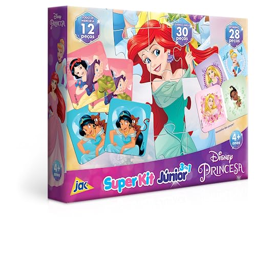 Kit de jogos das Princesas da Disney