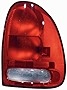 TYC Right Tail Light Assembly Compatible with 1996-2000 Chrysler Caravan/Voyager/Town & Country
