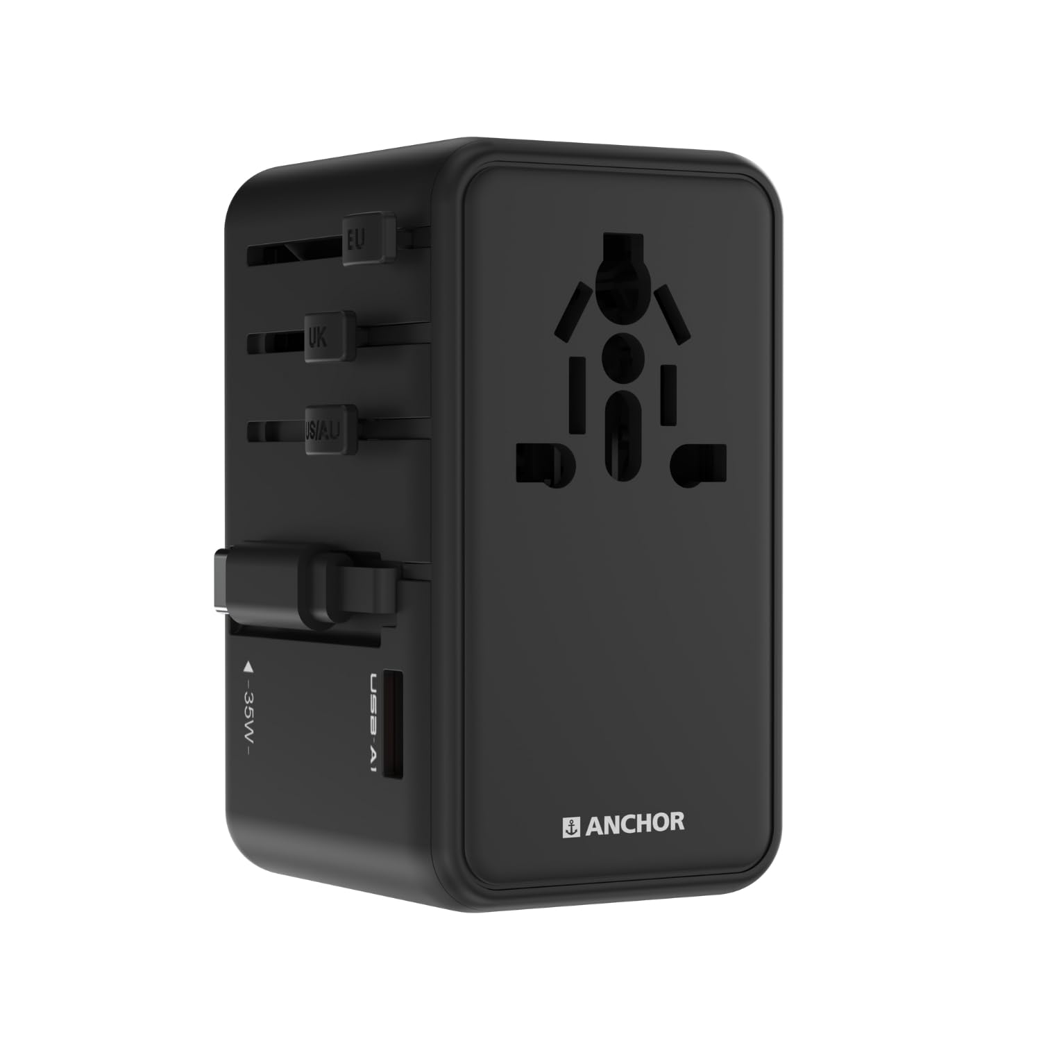 Anchor by Panasonic 6A 3 Pin Multiplug Travel Adapter with Universal Socket | 3 Pin Multi Plug Universal Socket (White) — Amazon image 7