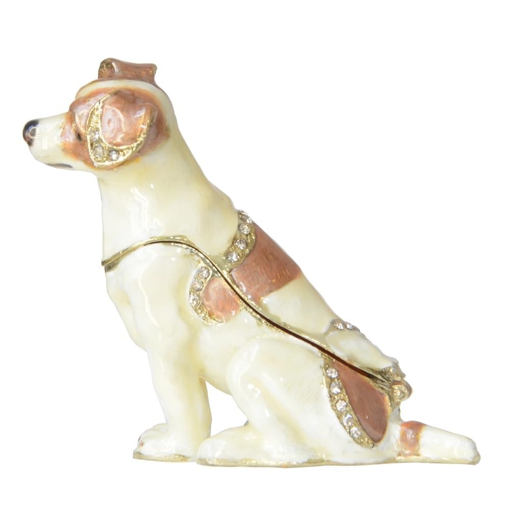 YOPI Dog Trinket Box Jewelry Container Ring Earring Necklace Holder