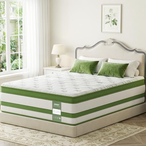 Full Size Mattress 14 Inch, Hybrid Full Memory Foam Mattress...