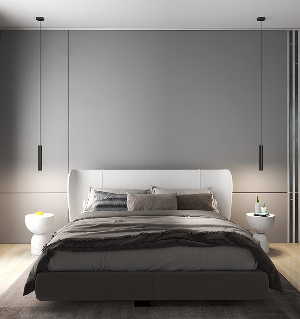 Lindby hanglamp Sanad, 40 cm, 5-lamps, zwart, GU10