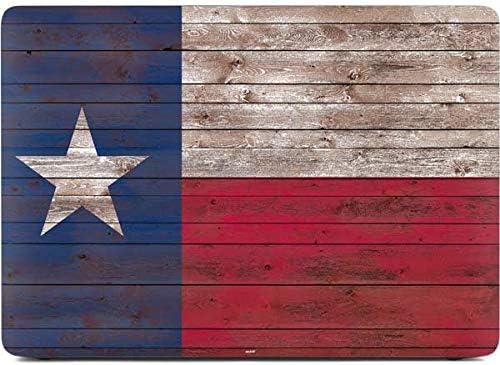 Skinit Decal Laptop Skin Compatible with MacBook Pro 13in (2020) Originally Designed Texas Flag Dark Wood Design