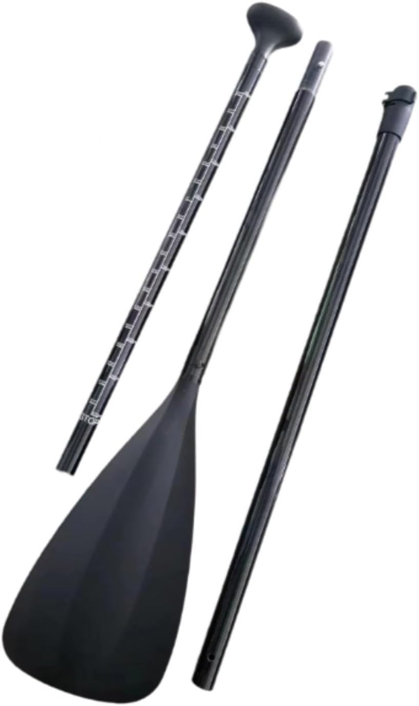 3-Piece Kayak Paddle, Convenient Fiberglass Handle, for Stand Up Paddleboarding, Portable, Easy to Assemble and Disassemble, No Textured
