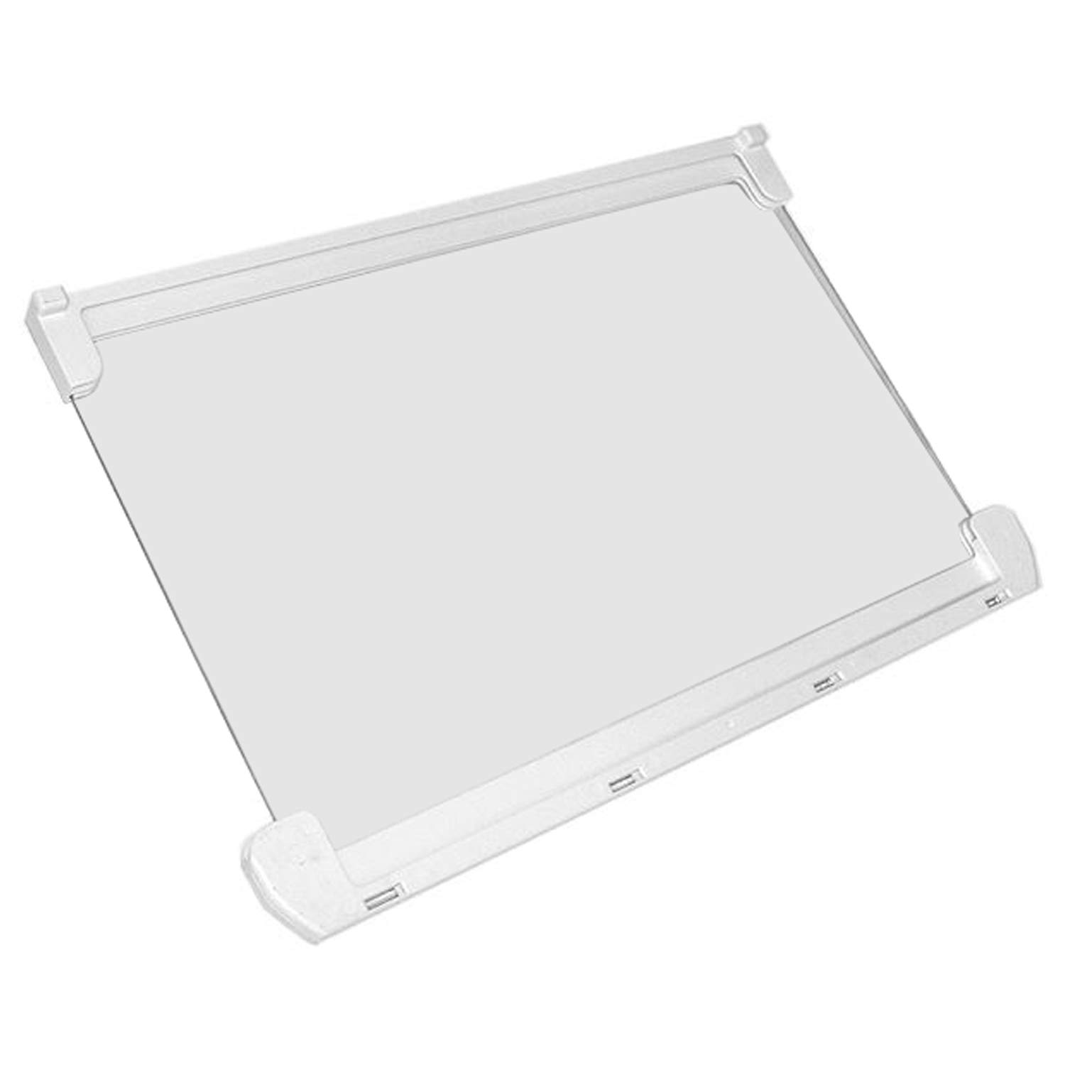 Ariston Estante de cristal con perfiles | Dimensiones: 434 x 292 x 4 | Repuesto original para frigoríficos Indesit Hotpoint |
