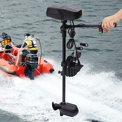 Mqwdxzfes Motore elettrico fuoribordo da 48 V, 1400 W, senza