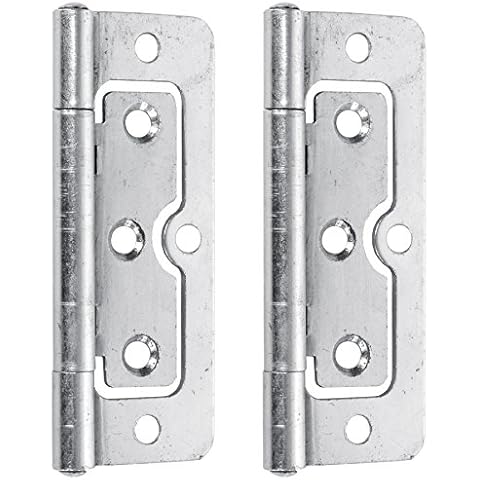 Quality Zinc 4" Flush Door Hinges Cover