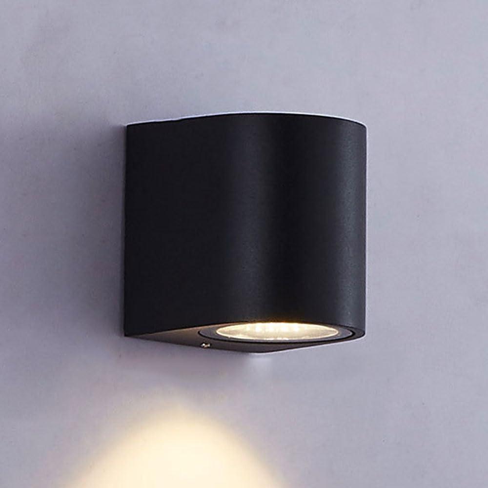 NEAFP Durable Porch Aluminum Outdoor Wall Light IP65 Waterproof Exterio Wall Sconce Matte Energy-Saving Wall Lantern Anti-Rust 3 Colors Available Wall Mount Lamp for Hallway Outside Garden HGCHH