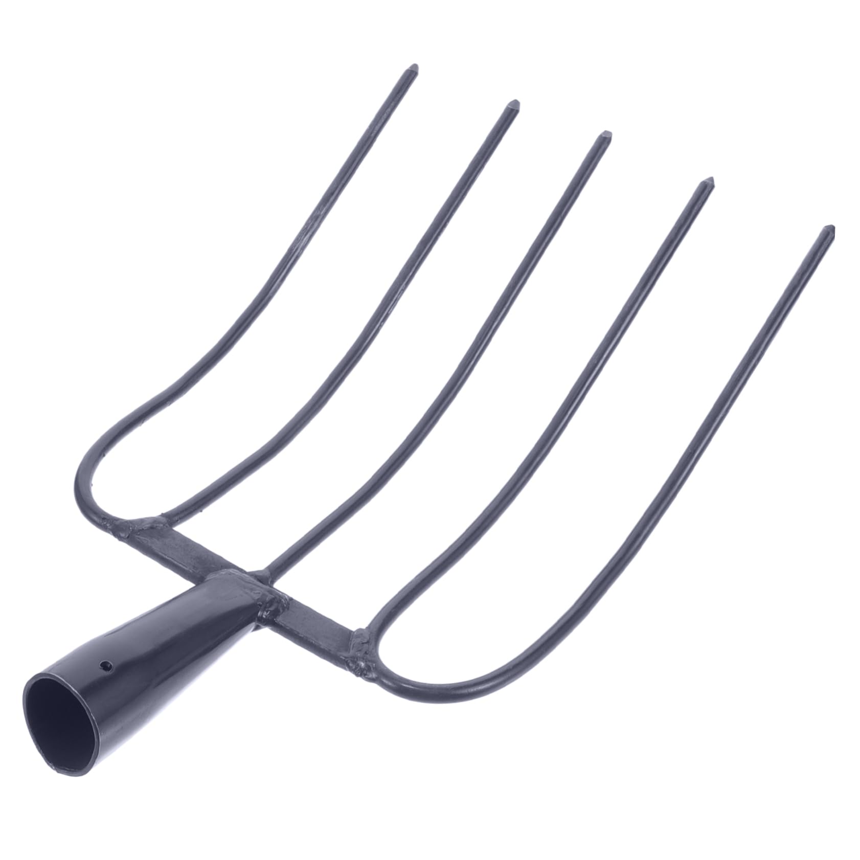 BESPORTBLE Stall Fork for Mulch Fork Iron Pitch-Fork Metal Pitch-Fork Practical Grass Fork Manure Fork