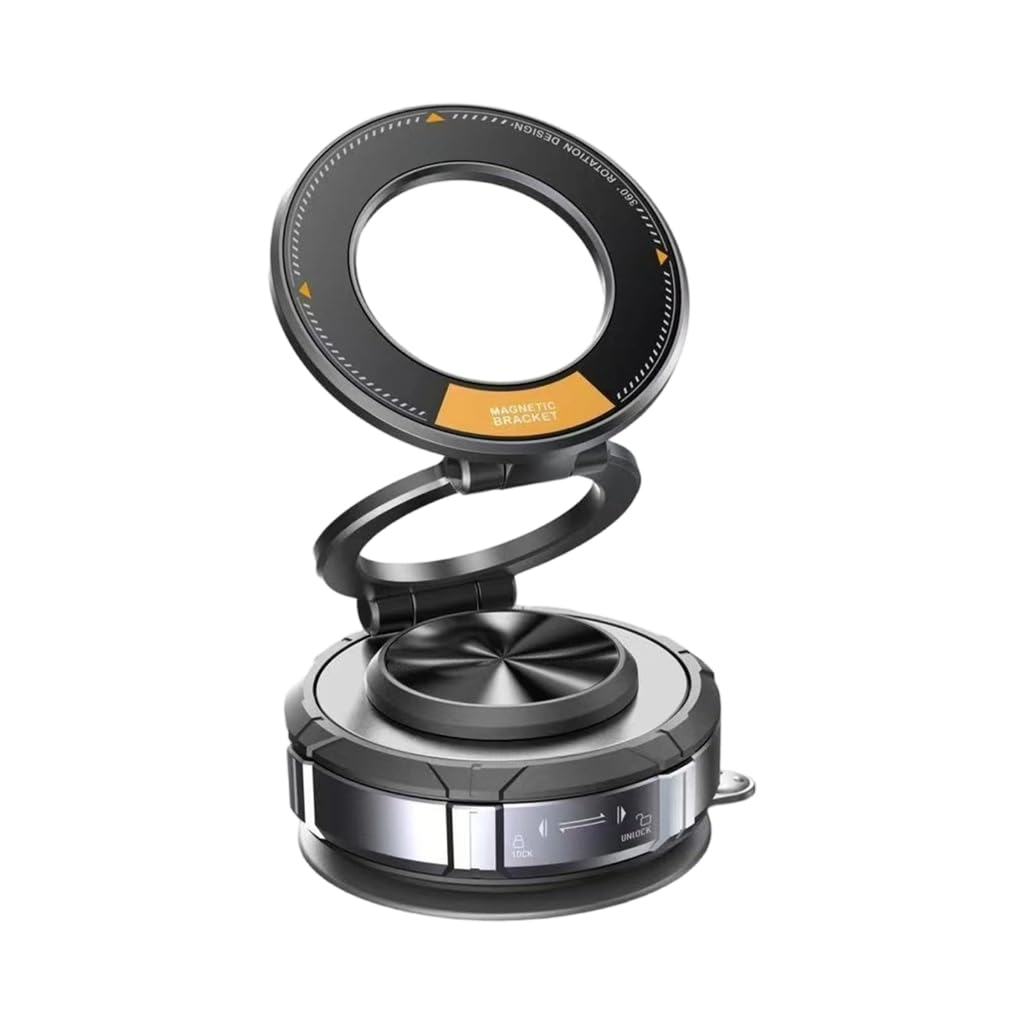 Magnete magnetico aggiornato del doppio della base di adsorbimento di vuoto del supporto del telefono per auto