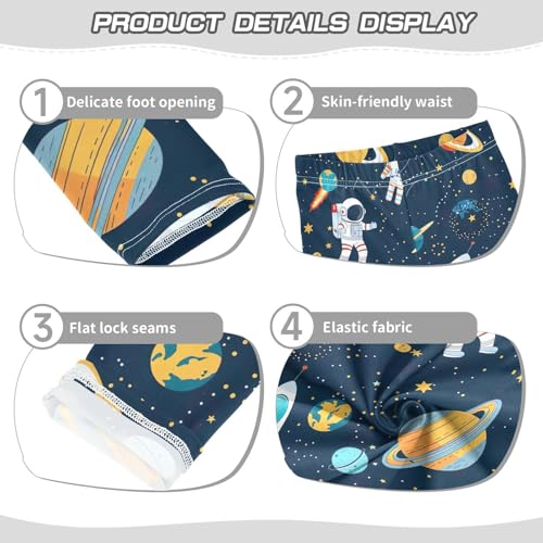 Girls' Leggings Space Astronaut Galaxy Kids Yoga Tights Pants 1 Pack 208550933