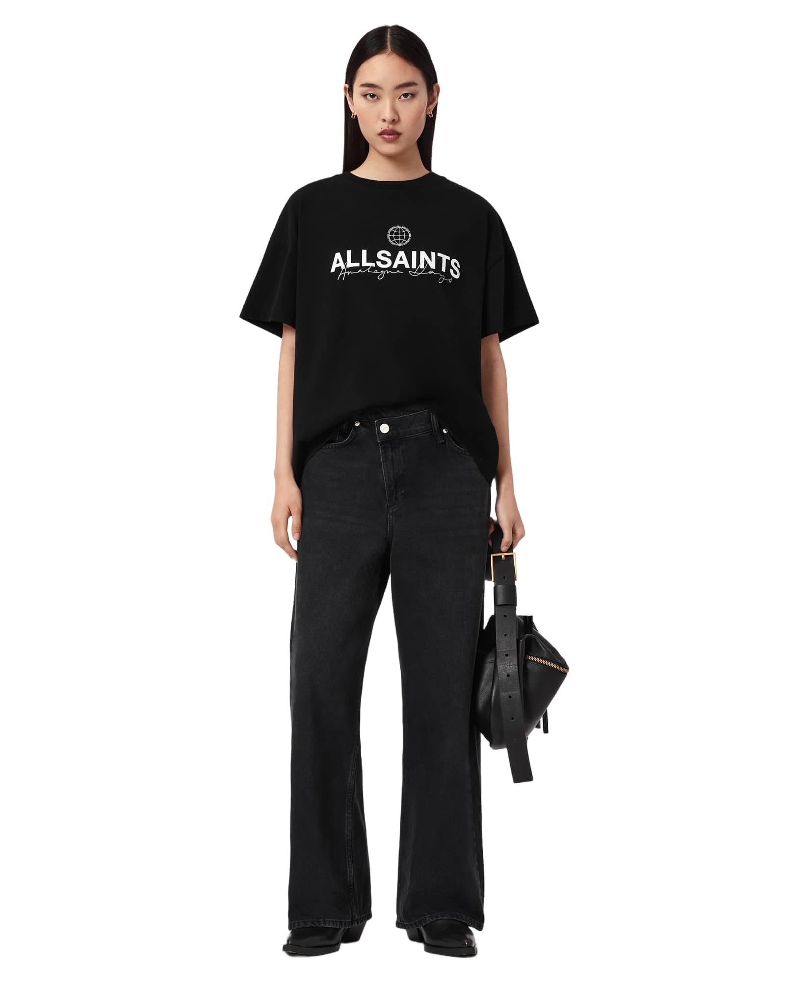 Allsaints Emblem Avri Tee T-Shirt Donna