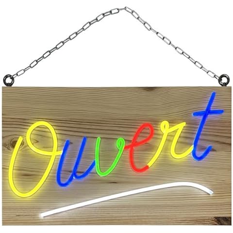 Enseigne lumineuse LED "Ouvert" INTERFACE-PLV Cover