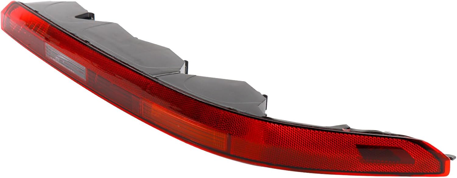 Right Bumper Tail lights Assembly Rear Reflector Compatible with 2016-2022 Audi Q7 OE Style Fog Light Replacement for 4M0945096A