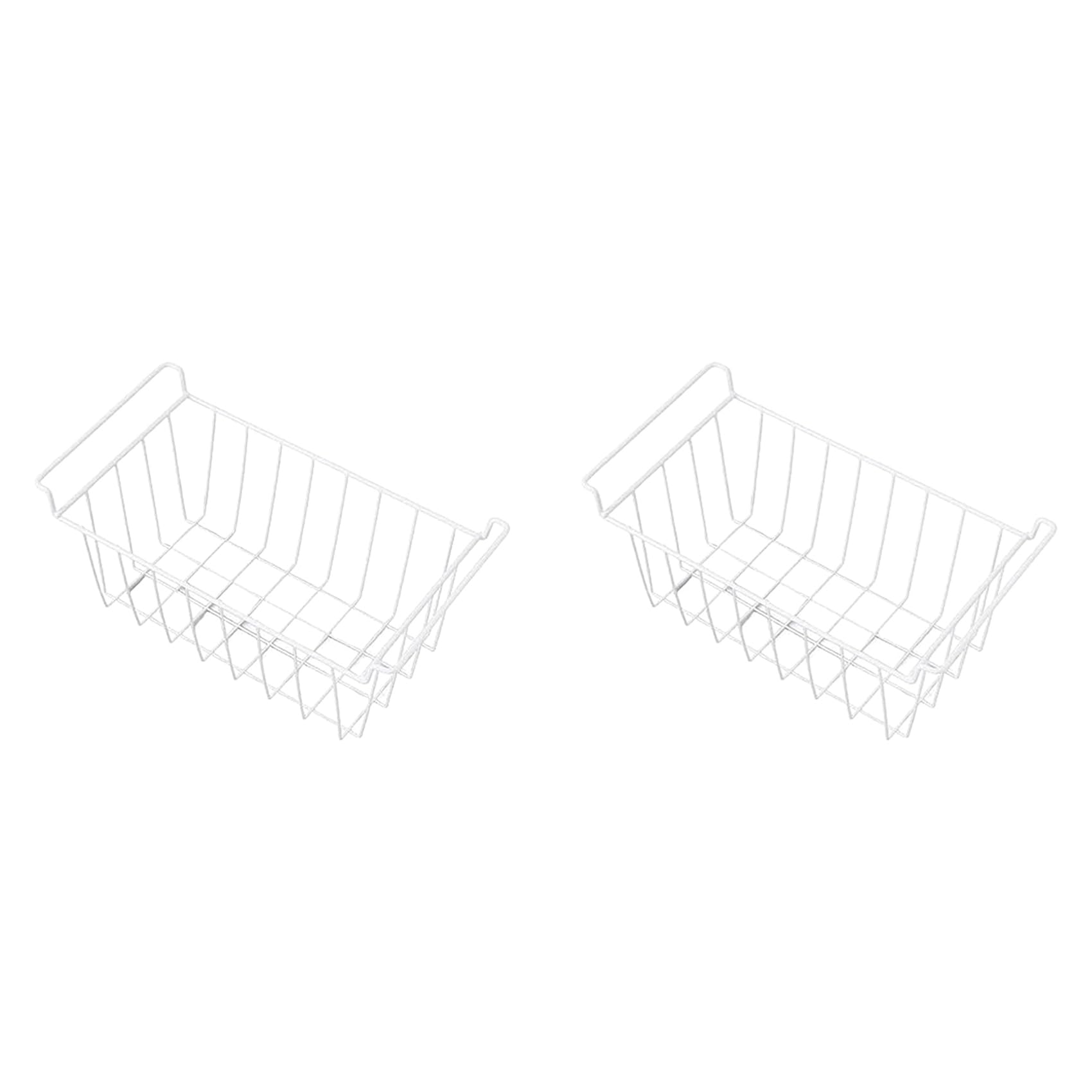 Vjsujehgy 2X Freeze Hanging Basket Refrigerator Bottle Organizer with Refrigerator Separating Container Handle for Sorting
