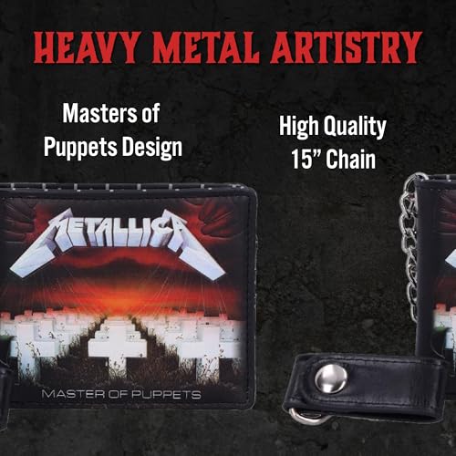 Nemesis Now Heavy Metal Band Music Wallet, Rock Band Merch - Metallica3