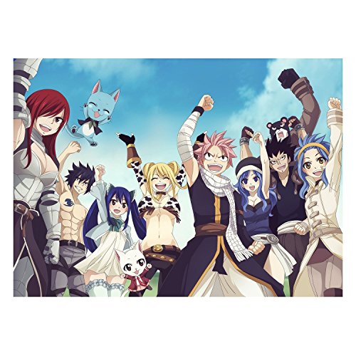 Poster Affiche Fairy Tail Toujours Le Poing Lever(91x126cmB)