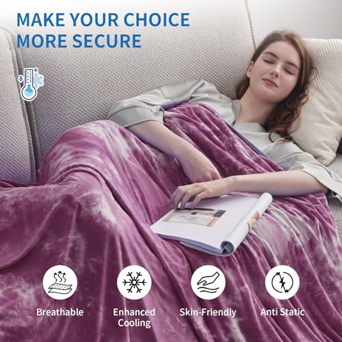 Image of Guohaoi Cooling Blanket for Hot Sleepers and Night Sweats 60 inchx90 inch Full Size