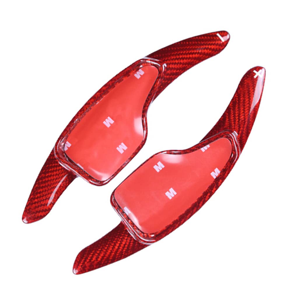 Extensions De Palettes Au Volant Pour Chevrolet Camaro 2016-2019 - En Alliage Aluminium Rouge - Ajout 1-2 Pouces - Adhésif Double Face
