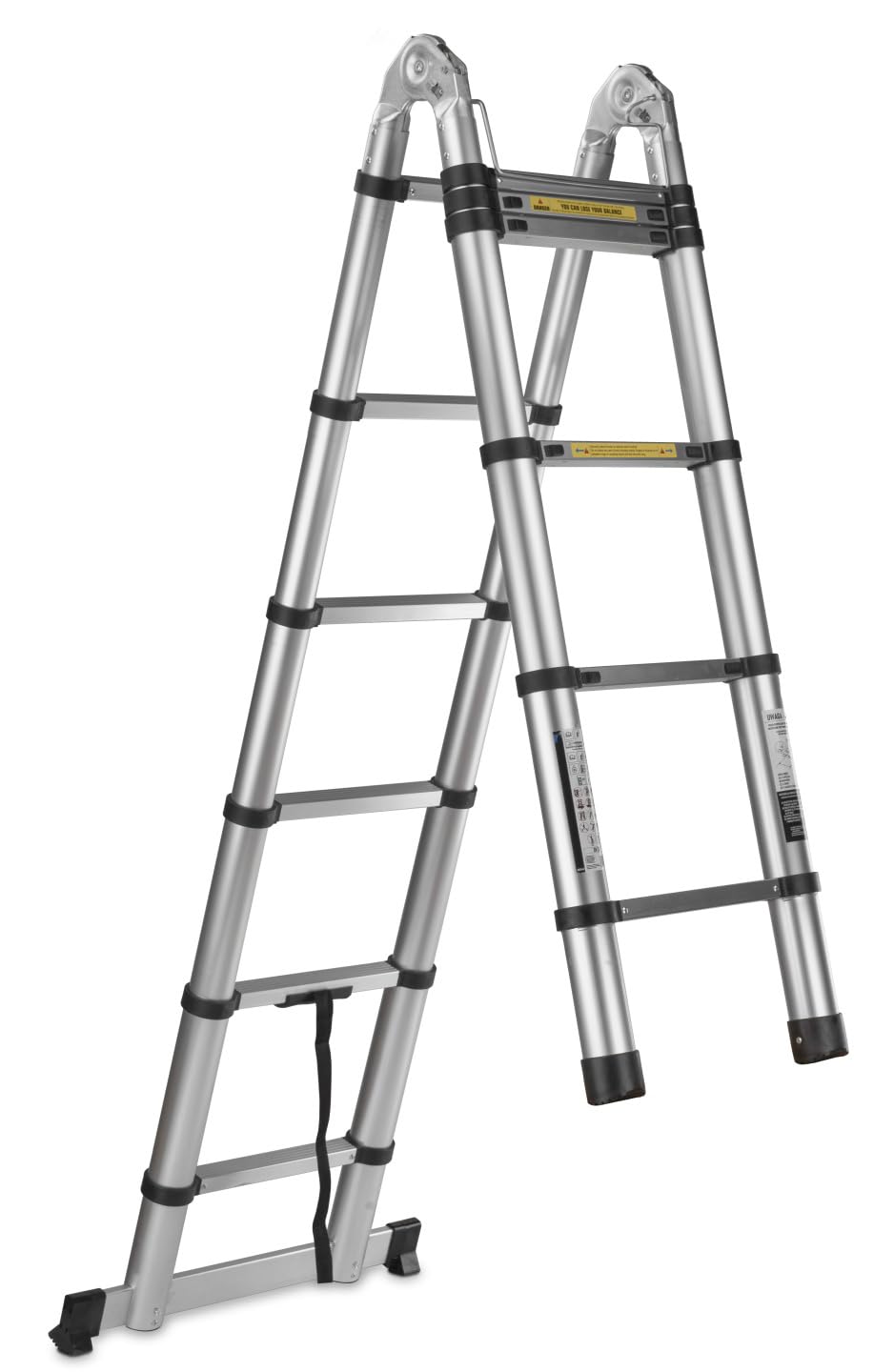 Teleskopleiter Ausziehbar mit Gelenkfunktion – 4,4m / 440cm (2x2,2m Stehleiter), Alu Kombileiter Mehrzweckleiter Klappbar, EN131 Belastbar 150kg, Rutschfest & Platzsparend, Haushalt & Baustelle