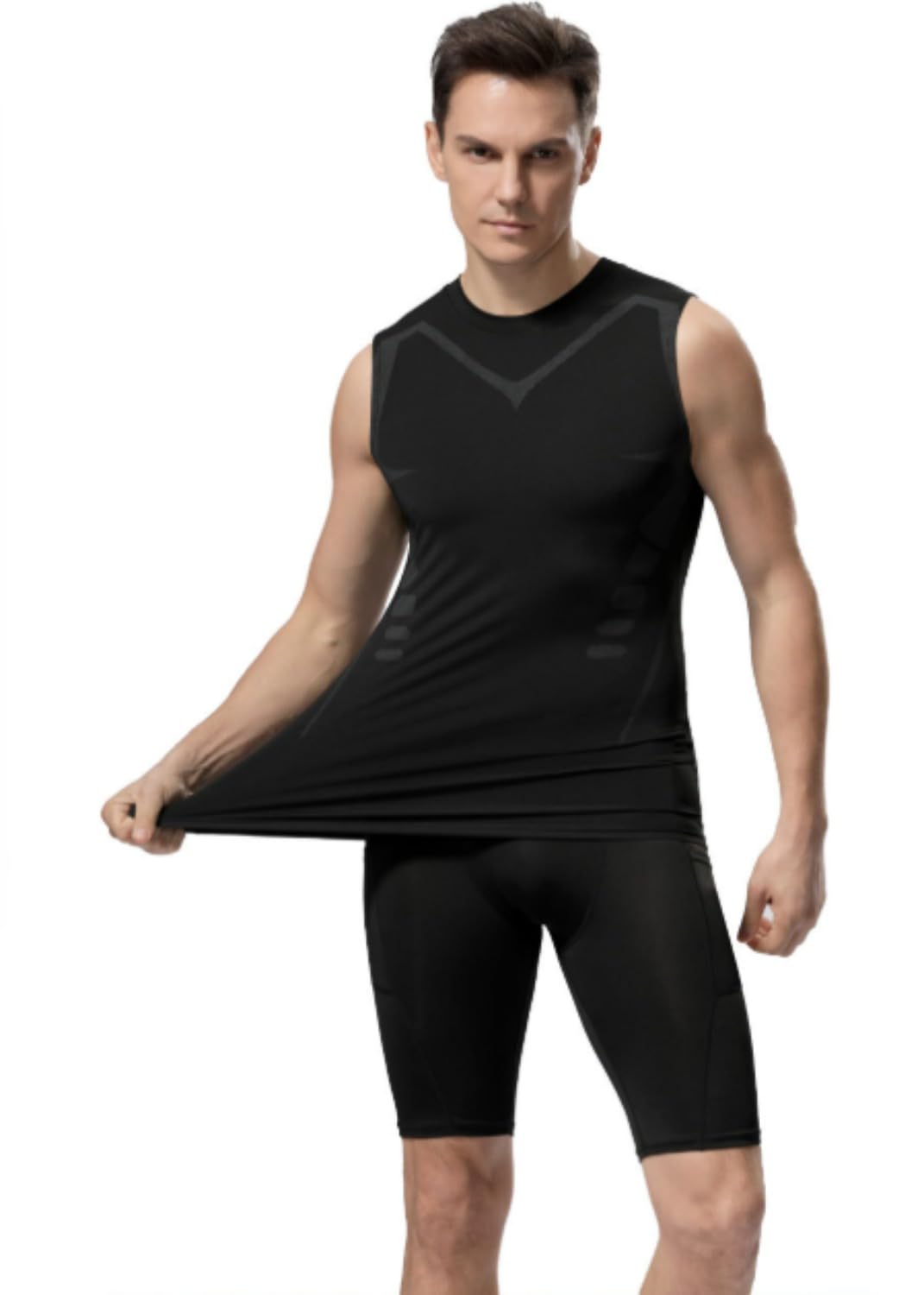 Flat Stomach Tshirt, Ionic Shaping Vest, For Men Seeking The Perfect Body - 5