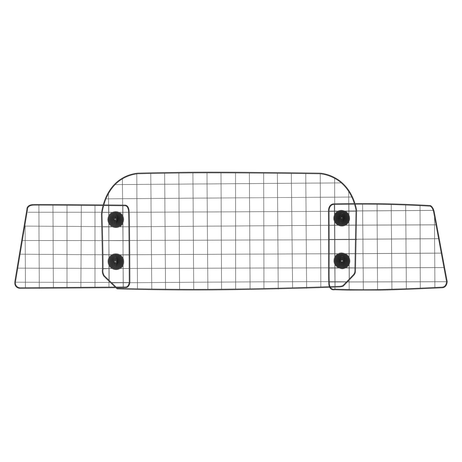 VEVOR Barrière de Voiture pour Chien Réglable 90-153,9 cm, Grille Pare-Chien en Treillis Métallique Robuste pour Siège Arrière, Universel pour Animaux de Compagnie, SUV, Berline, Camions et Véhicules