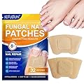 Toenail Fungus Treatment Extra Strength - 32 Pcs Fungal Nail Patches, Nail Repair for Damaged Nails, Overnight Renewal for Men and Women