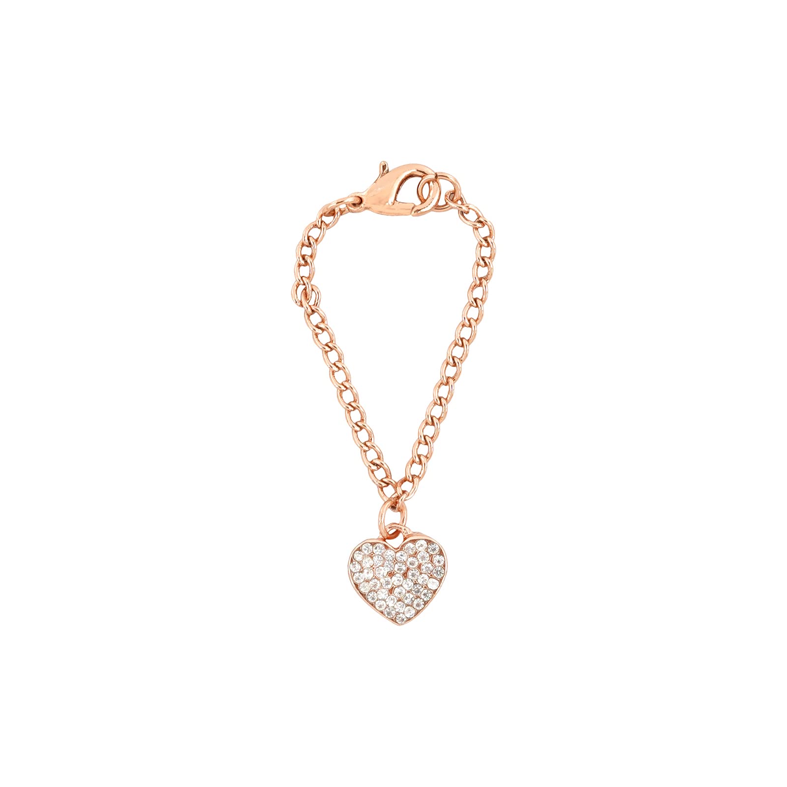 Joker & Witch Metal Rhinestone Heart Rosegold Watch Charm, Pink (B0B567DCL8) Amazon Price History, Amazon Price Tracker