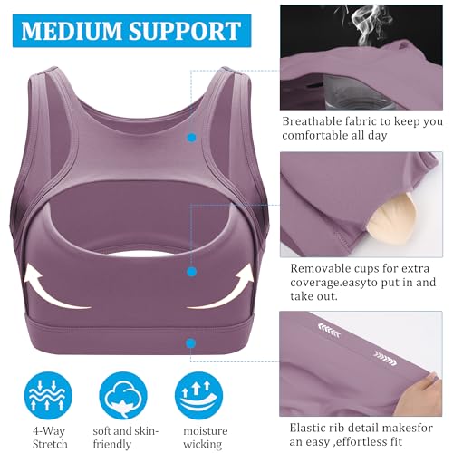 Image of Betaven Push up Sports Bra for Women Sexy Hollow Crop Tops with Removable Cups Workout Fitness Yoga Bra Medium Support