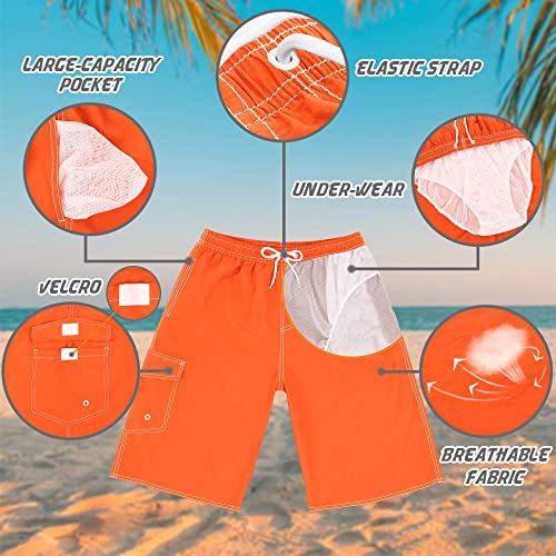 Image of Mens Swimming Trunks Swim Trunks Quick Dry Swim Shorts with Mesh Lining Funny Swimwear Bathing Suits
