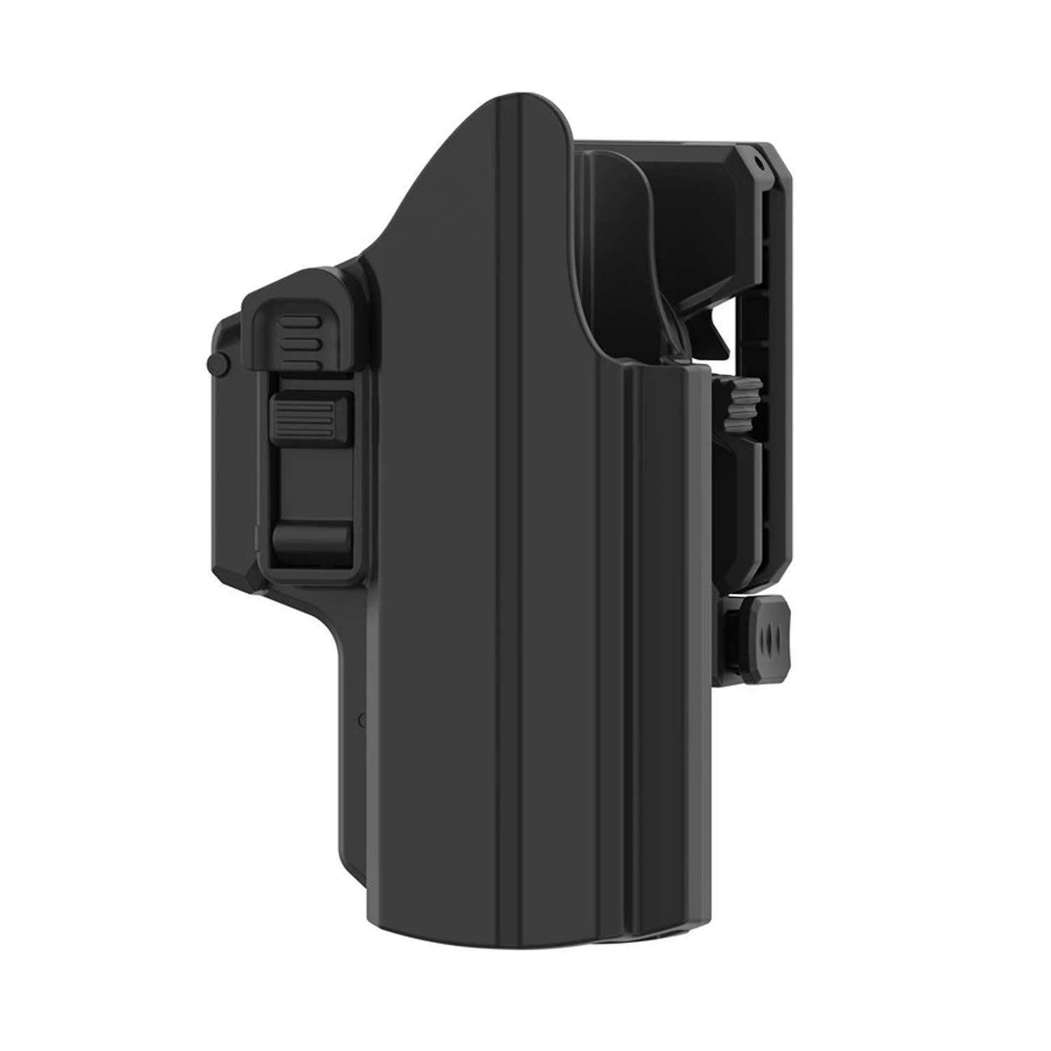 efluky Universale IPSC Fondina Pistola Polimero Holster per Beretta APX/Glock 19 17/CZ P09 P07/Walther P99/H&K USP