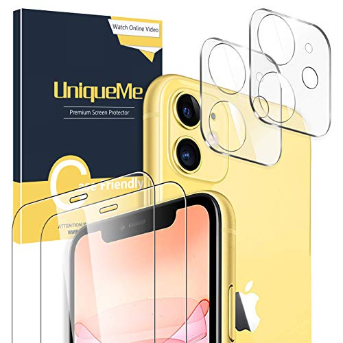 UniqueMe [2 Pack Protector Pantalla para iPhone 11